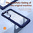 For Samsung Galaxy S23 PC + TPU Anti-drop Protective Cover Electroplating Anti-scratch Phone Back Case - Blue - 7