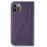 For iPhone 16 Pro Max Case Retro PU Leather Wallet Phone Cover with Rotating Card Slots Holder - Purple - 6
