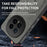 WANLONFENG For Honor Magic8 5G Magnetic Case  SD Series PC TPU Phone Cover with 2Pcs Screen Film - Grey - 4