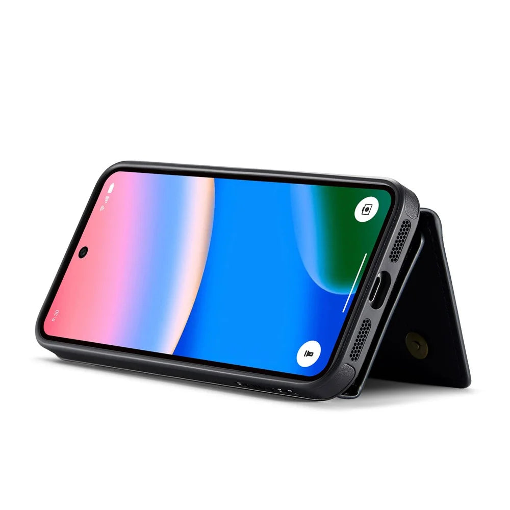 DG.MING M5 Series For Google Pixel 10  /  10 Pro Case Detachable Magnetic Leather Phone Cover with Card Slots - Black - 4