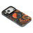 YOUNGKIT For iPhone 17 Pro Max Magnetic Case Pixel Camouflage 2.0 Shockproof TPU PC Phone Back Cover - Orange - 4