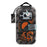YOUNGKIT For iPhone 17 Pro Max Magnetic Case Pixel Camouflage 2.0 Shockproof TPU PC Phone Back Cover - Orange - 7