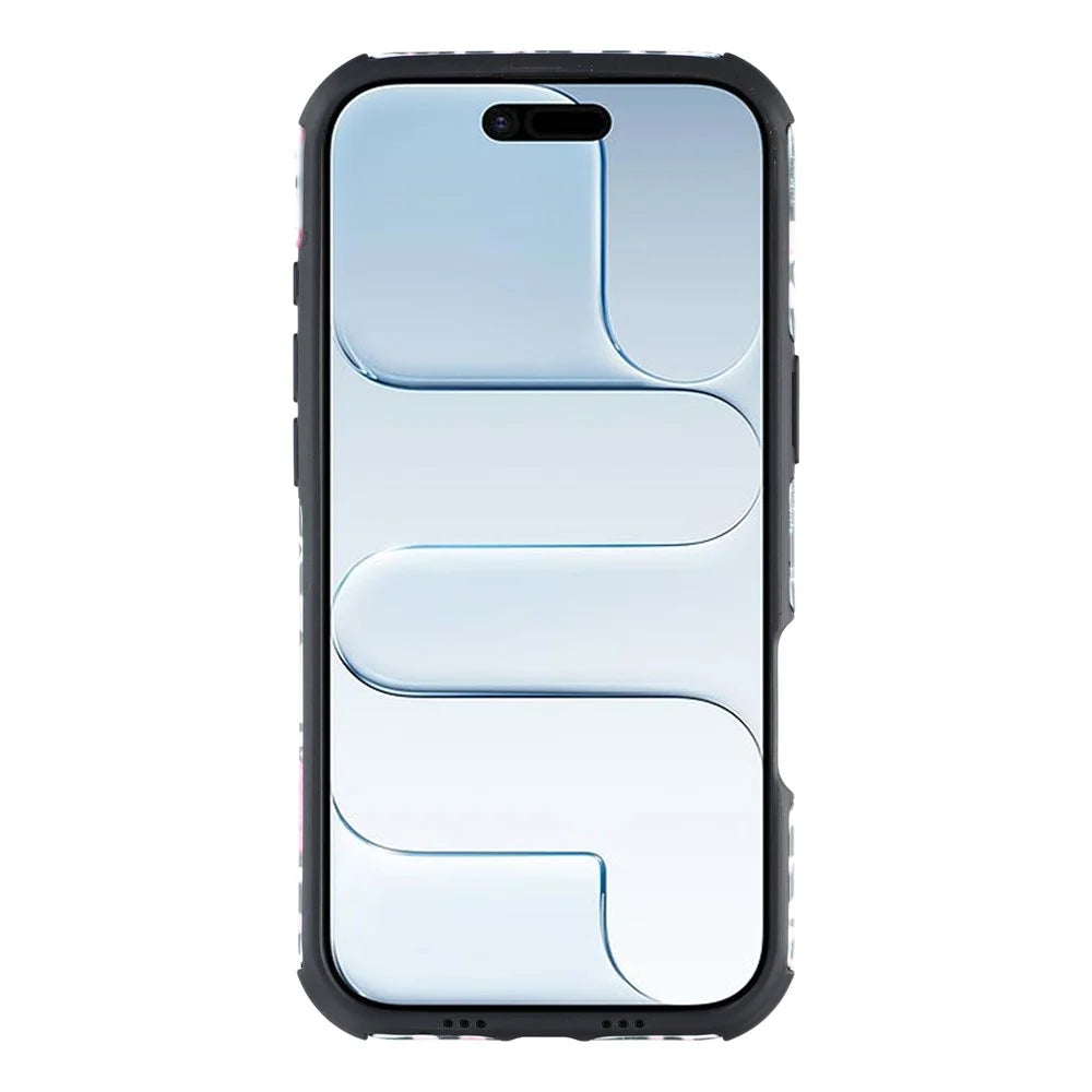 For iPhone Air Case IMD Pattern Design Corner Protection PC + TPU Phone Cover - Love Heart - 2
