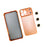 For iPhone 16 Pro Max Metal Case Transfer to 17 Pro Max Phone Cover with Camera Lens Protector - Orange - 2
