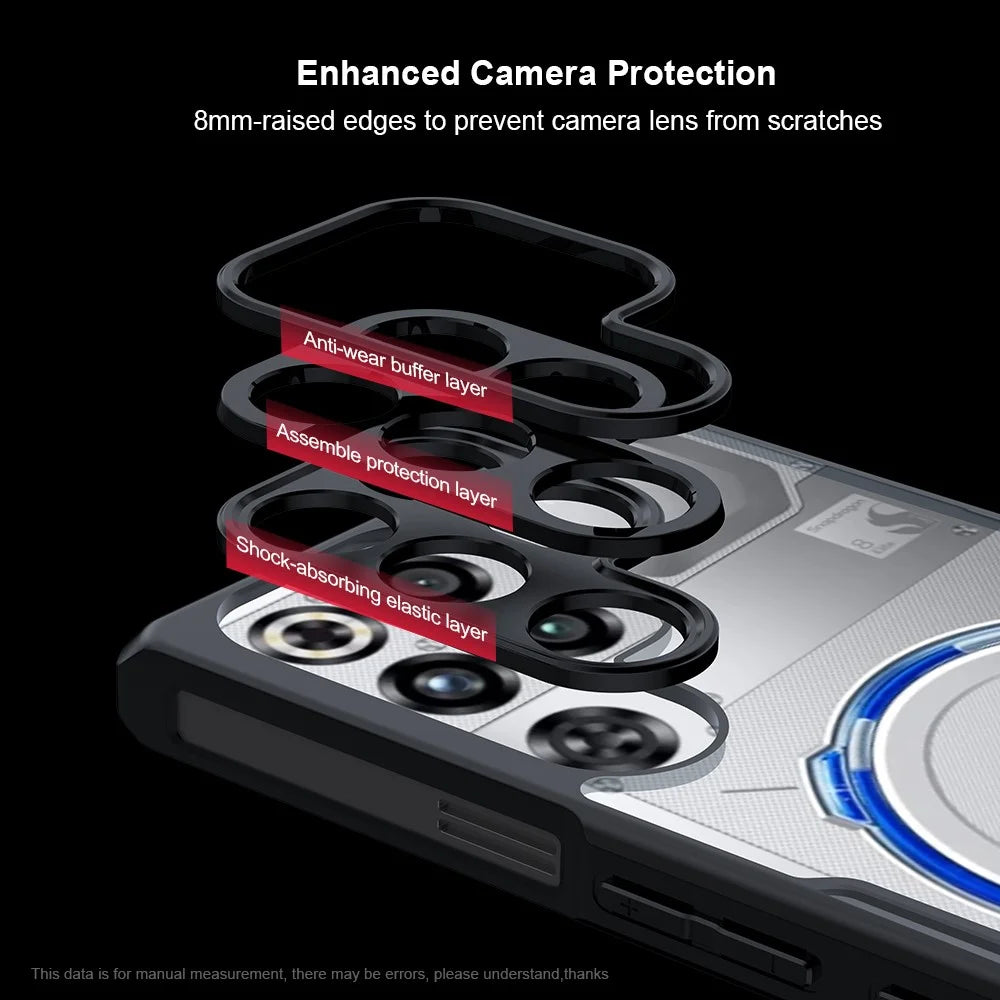 XUNDD For ZTE nubia RedMagic 11 Pro 5G / RedMagic 11 Pro+ 5G Case Dropproof TPU + Acrylic Clear Back Phone Cover - 6