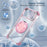 For iPhone 17 Pro Max Case Compatible with MagSafe Rotating Kickstand PC + TPU Back Cover - Transparent Pink - 3