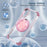 For iPhone 17 Case Compatible with MagSafe Rotating Kickstand PC + TPU Back Cover - Transparent Pink - 4