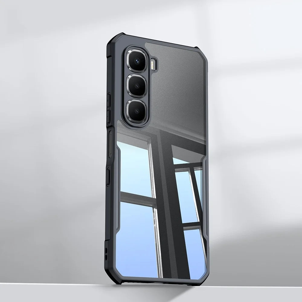 XUNDD For Infinix Hot 60 5G Case Dropproof TPU + Acrylic Clear Back Phone Cover - 3