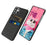 For Samsung Galaxy S26 Ultra Case Cloth + Hard PC Phone Cover with Dual Card Slots - Black - 1