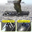 For iPhone 17 Pro Max Case Electroplating PC Phone Back Cover with Camera Lens Protector - Black - 4