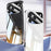 For iPhone 17 Pro Max Case Electroplating PC Phone Back Cover with Camera Lens Protector - Black - 6
