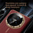 SULADA For Honor Magic V5 5G Magnetic Case Genuine Cow Leather Phone Cover with Tempered Glass Screen Protector - Black - 6