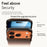 SULADA For iPhone 17 Pro Magnetic Case Shockproof Hard PC Phone Back Cover - Blue - 4