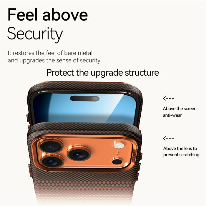 SULADA For iPhone 17 Pro Magnetic Case Shockproof Hard PC Phone Back Cover - Blue - 4