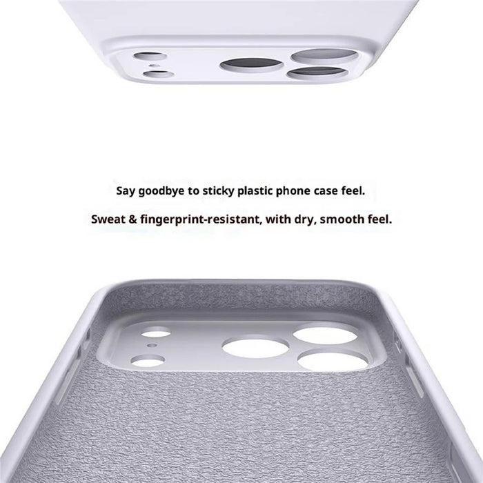 For iPhone 17 Pro Magnetic Case Precise Cutouts PC + Liquid Silicone Protective Phone Cover - Purple - 7