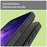 For iPhone 15 Pro Case TPU PC Hybrid Soft Edge Hard Shell Protective Cover Camera Protection Anti Slip Texture - Black - 4