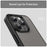 For iPhone 15 Pro Case TPU PC Hybrid Soft Edge Hard Shell Protective Cover Camera Protection Anti Slip Texture - Black - 5
