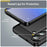 AMORUS For Samsung Galaxy S26 Case Carbon Fiber Texture Brushed Protective Phone Cover - Black - 6