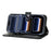 For iPhone 18 Pro / 17 Pro Case Textured Leather Wallet Phone Cover with Strap - Black - 3