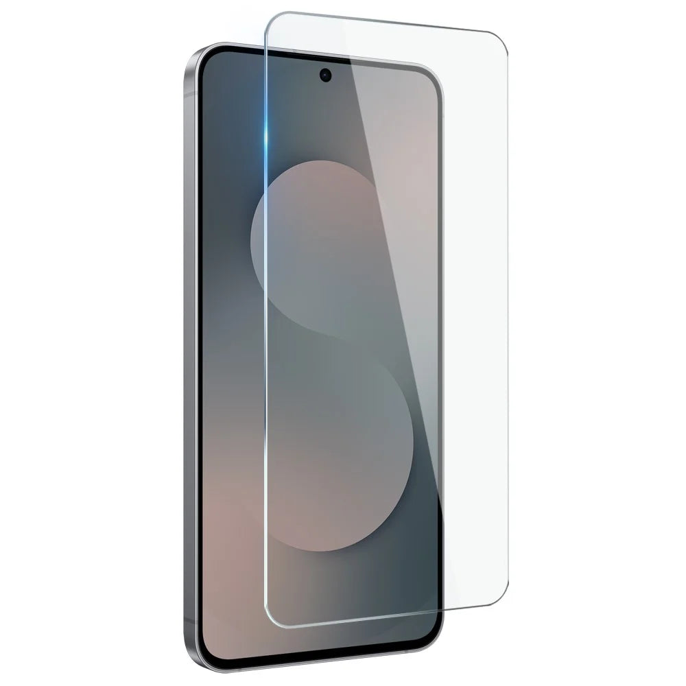 NORTHJO For Samsung Galaxy S25 FE Case Four Corner Shockproof TPU Clear Phone Cover with Tempered Glass - 3