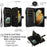 ASUWISH For Samsung Galaxy S24 FE Case 10 Card Holder Glitter Leather Phone Cover with Crossbody Strap - Black - 2