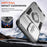 For iPhone 17 Case Slide Camshield Kickstand PC + TPU Phone Cover - Grey - 5