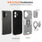 For iPhone 17 Case Slide Camshield Kickstand PC + TPU Phone Cover - Grey - 6