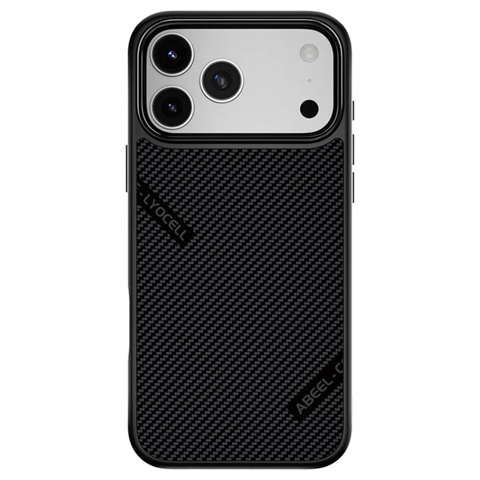 ABEEL CF-Lyocell Series For iPhone 18 Pro Max / 17 Pro Max Case Compatible with MagSafe Microfiber + PC + E-TPU Phone Cover - No.1 - 1