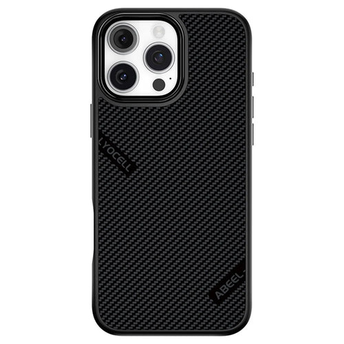 ABEEL CF-Lyocell Series For iPhone 16 Pro Case Compatible with MagSafe Microfiber + PC + E-TPU Phone Cover - No.1 - 1