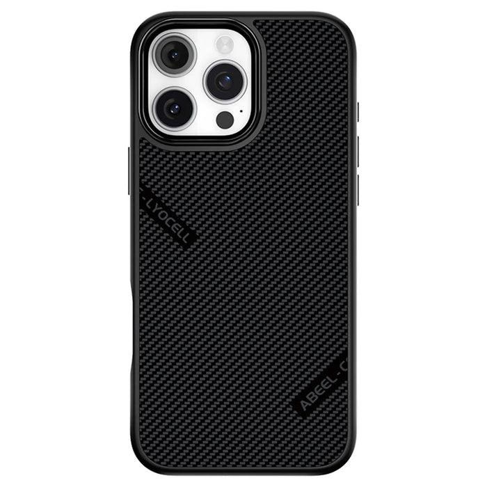 ABEEL CF-Lyocell Series For iPhone 16 Pro Max Case Compatible with MagSafe Microfiber + PC + E-TPU Phone Cover - No.1 - 1