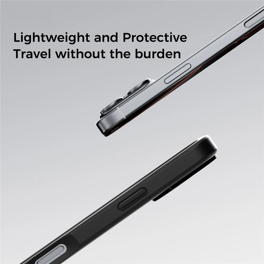 ABEEL CF-Lyocell Series For iPhone 15 Pro Case Compatible with MagSafe Microfiber + PC + E-TPU Phone Cover - No.1 - 6
