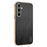 KADEM For Samsung Galaxy S26 Case Electroplating Silk Texture PU + TPU Phone Back Cover - Black - 1