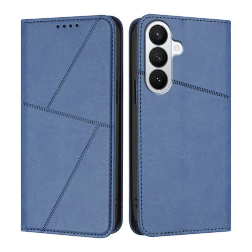 For Samsung Galaxy S26 Wallet Case Magnetic Closure Leather Flip Phone Cover with Stand - Royal Blue - 1