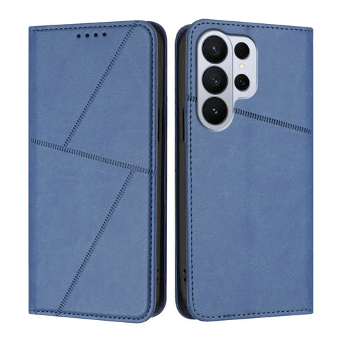 For Samsung Galaxy S26 Ultra Wallet Case Magnetic Closure Leather Flip Phone Cover with Stand - Royal Blue - 1