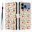 For iPhone 18 Pro / 17 Pro Case Christmas Themed Pattern Printing PU Leather Wallet Phone Cover with Wrist Strap - Santa Claus - 1