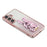 For Samsung Galaxy A16 4G / 5G Case Electroplating Glitter Rabbit PC + TPU Phone Cover with Kickstand - Pink - 5