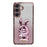 For Samsung Galaxy S25+ Case Electroplating Glitter Rabbit PC + TPU Phone Cover with Kickstand - Pink - 2