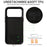 For iPhone 18 Pro Max / 17 Pro Max Case Card Bag Kickstand Leather Coated TPU Phone Cover with Wrist Strap - White - 5