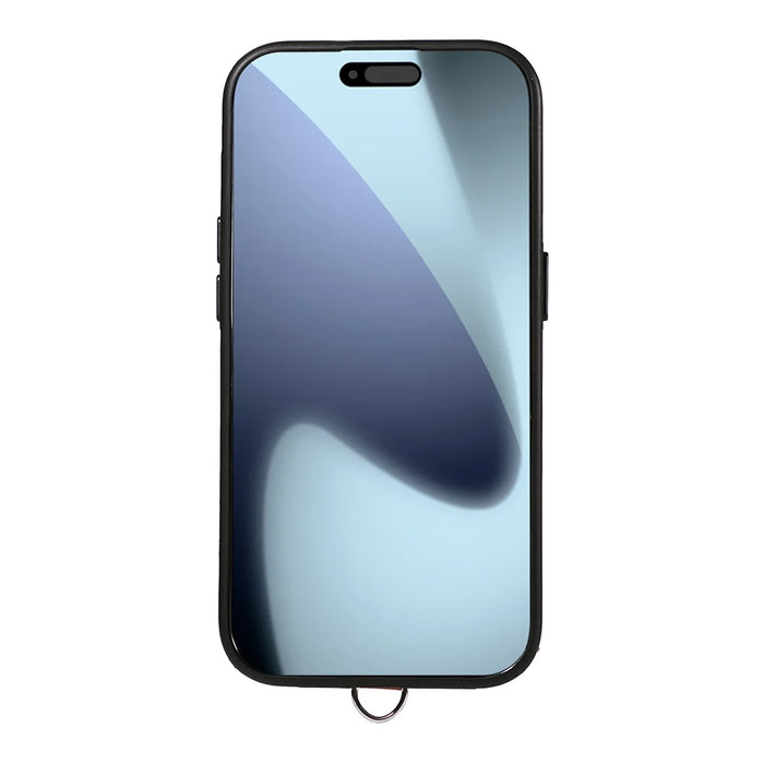 For iPhone 18 Pro / 17 Pro Case Card Bag Kickstand Leather Coated TPU Phone Cover with Wrist Strap - White - 3