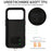 For iPhone 18 Pro / 17 Pro Case Card Bag Kickstand Leather Coated TPU Phone Cover with Wrist Strap - White - 7