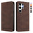 For Samsung Galaxy S25 Ultra Case RINACASIS RC23 RFID Blocking Wallet Stand PU Leather Phone Cover - Brown - 1