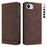 For iPhone 17e / 16e Case RINACASIS RC23 RFID Blocking Wallet Stand PU Leather Phone Cover - Brown - 1