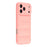 For iPhone 17 Pro Max TPU Case Down Jacket Design Shock-Absorbent Phone Protector - Pink - 1