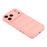 For iPhone 17 Pro Max TPU Case Down Jacket Design Shock-Absorbent Phone Protector - Pink - 4