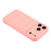 For iPhone 17 Pro Max TPU Case Down Jacket Design Shock-Absorbent Phone Protector - Pink - 5