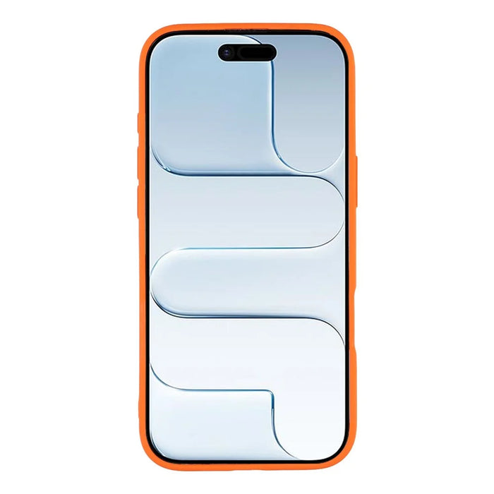 For iPhone Air TPU Case Down Jacket Design Shock-Absorbent Phone Protector - Orange - 2