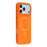MUTURAL For iPhone 17 Pro Max Case Compatible with MagSafe Liquid Silicone + PC Back Cover with Metal Camera Frame - Orange - 1