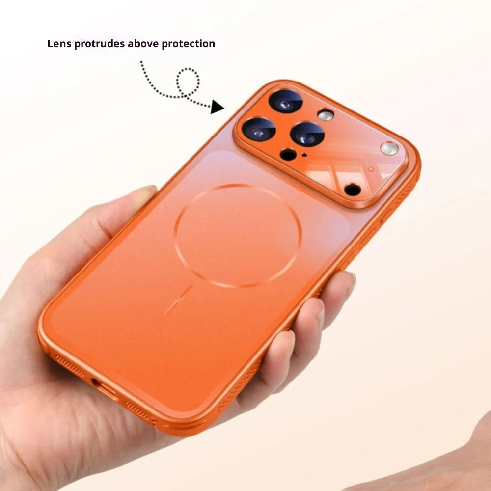 For iPhone 17 Pro Max Case Compatible with MagSafe Full Protection Matte Skin Feel PC + TPU Phone Cover - Lilac Purple - 6