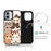 For iPhone 16 Case Compatible with MagSafe Pattern Printing TPU PC High Aluminium-silicon Glass Phone Cover - Style A - 2