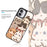 For iPhone 16 Case Compatible with MagSafe Pattern Printing TPU PC High Aluminium-silicon Glass Phone Cover - Style A - 3